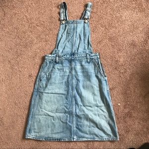 Madewell denim jumper dress